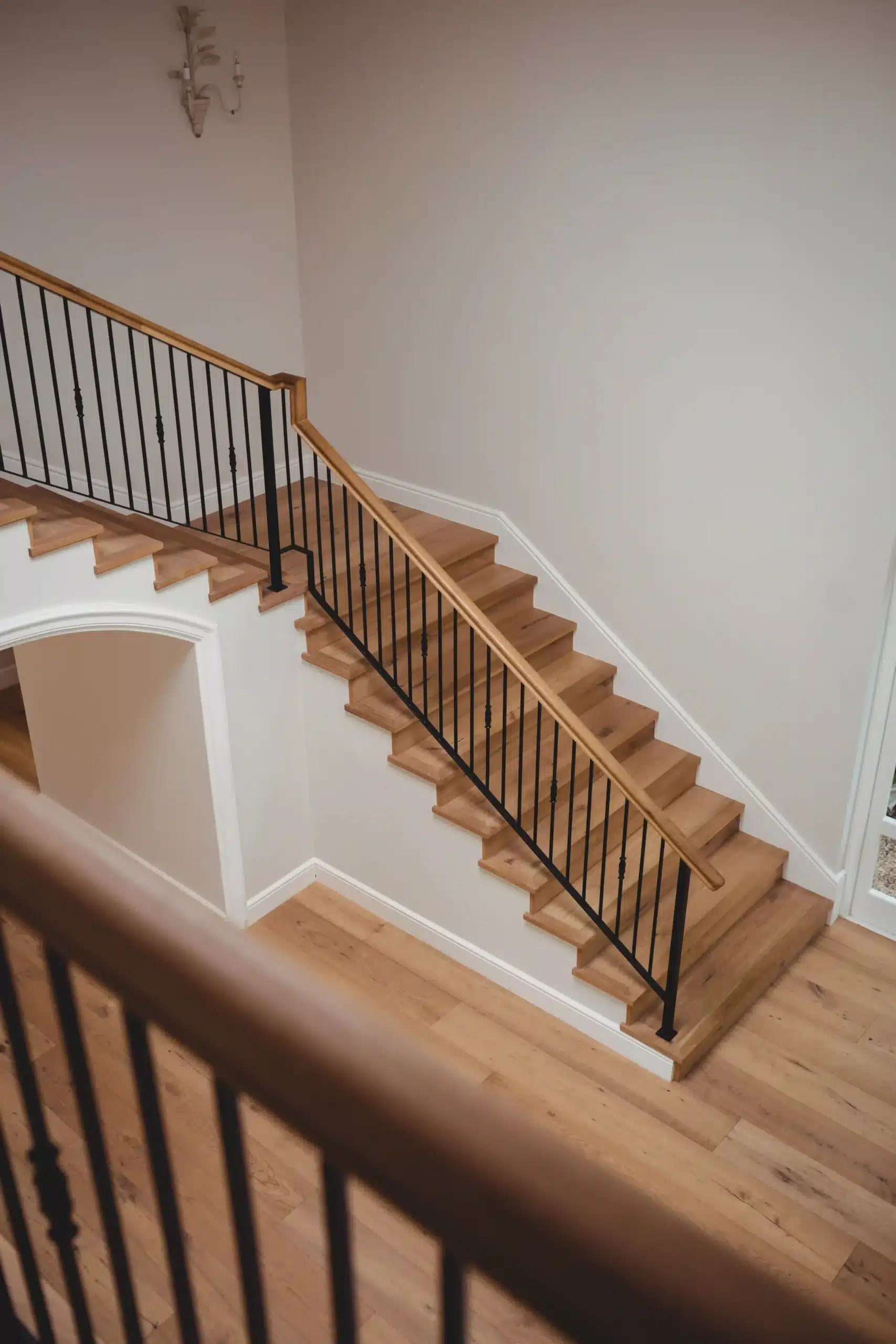 Banister, Handrails, and Spindle Painting