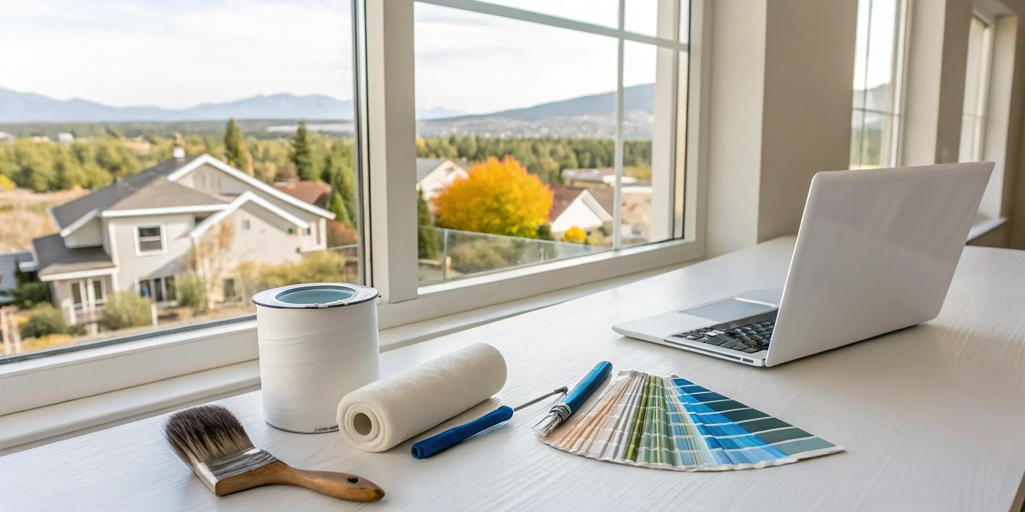 Calculating the house painting cost for a home in Boise.