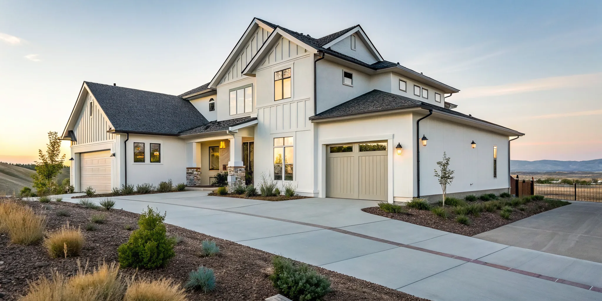 A Boise house with a fresh coat of exterior paint from professional house painters.